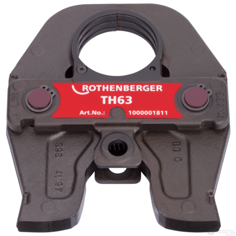Rothenberger TH63 Standard préspofa, lézeredzett kontúrral, 3 szegmenses, bármilyen gépbe berakható