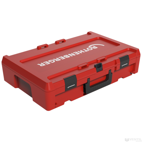 Rothenberger ROCASE 6414 piros bőrönd, 590x390x140 mm, belső rendező nélkül
