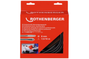 Rothenberger 8 mm-es tisztítóspirál acélmaggal és kumplunggal Rospimatic-hoz
