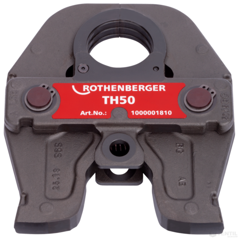 Rothenberger TH50 Standard préspofa, lézeredzett kontúrral, 3 szegmenses, bármilyen gépbe berakható